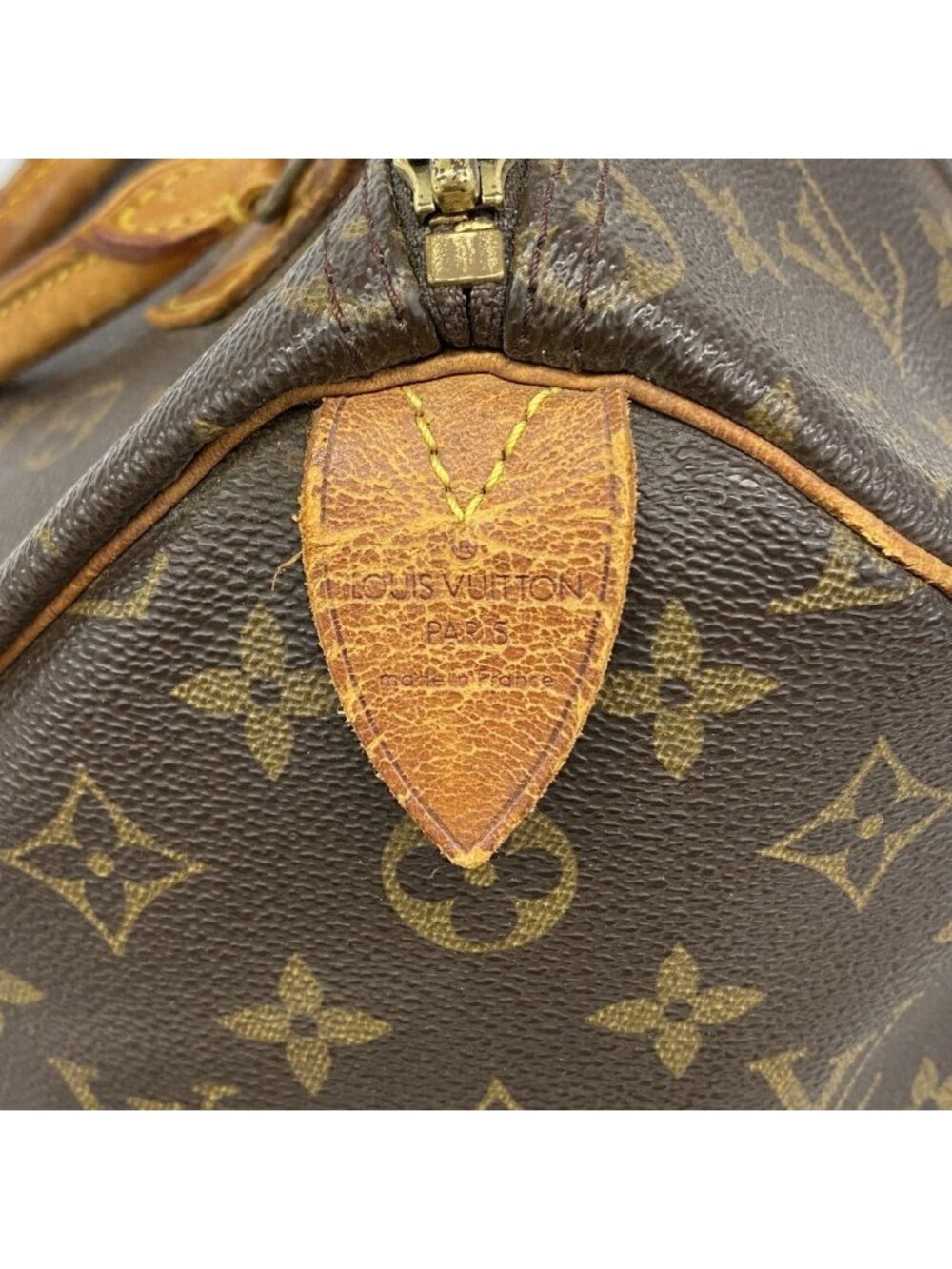 Louis Vuitton Handbag Monogram Speedy 35 Brown - Picture 5 of 10